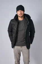 Loro Piana Clearwater Quilted Storm System Shell Hooded Donsjas - Afbeelding 27