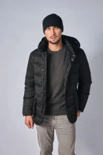 Loro Piana Clearwater Quilted Storm System Shell Hooded Donsjas - Afbeelding 29