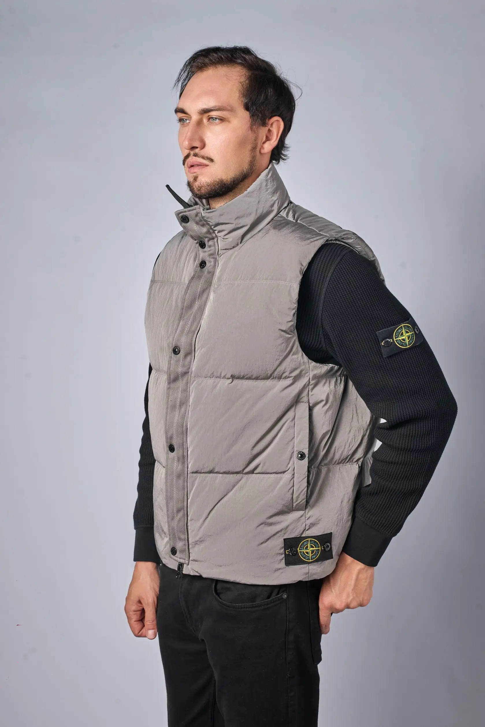 kurtki4435 Stone Island Bodywarmer — 100% Ganzendons - Afbeelding 1