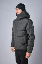 Canada Goose MacMillan Parka Zwart/Zwart Logo — 100% Ganzendons