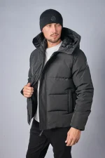 Canada Goose MacMillan Parka Zwart/Zwart Logo — 100% Ganzendons - Afbeelding 5