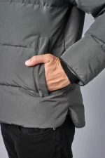 Canada Goose MacMillan Parka Grijs/Zwart Logo — 100% Ganzendons - Afbeelding 14