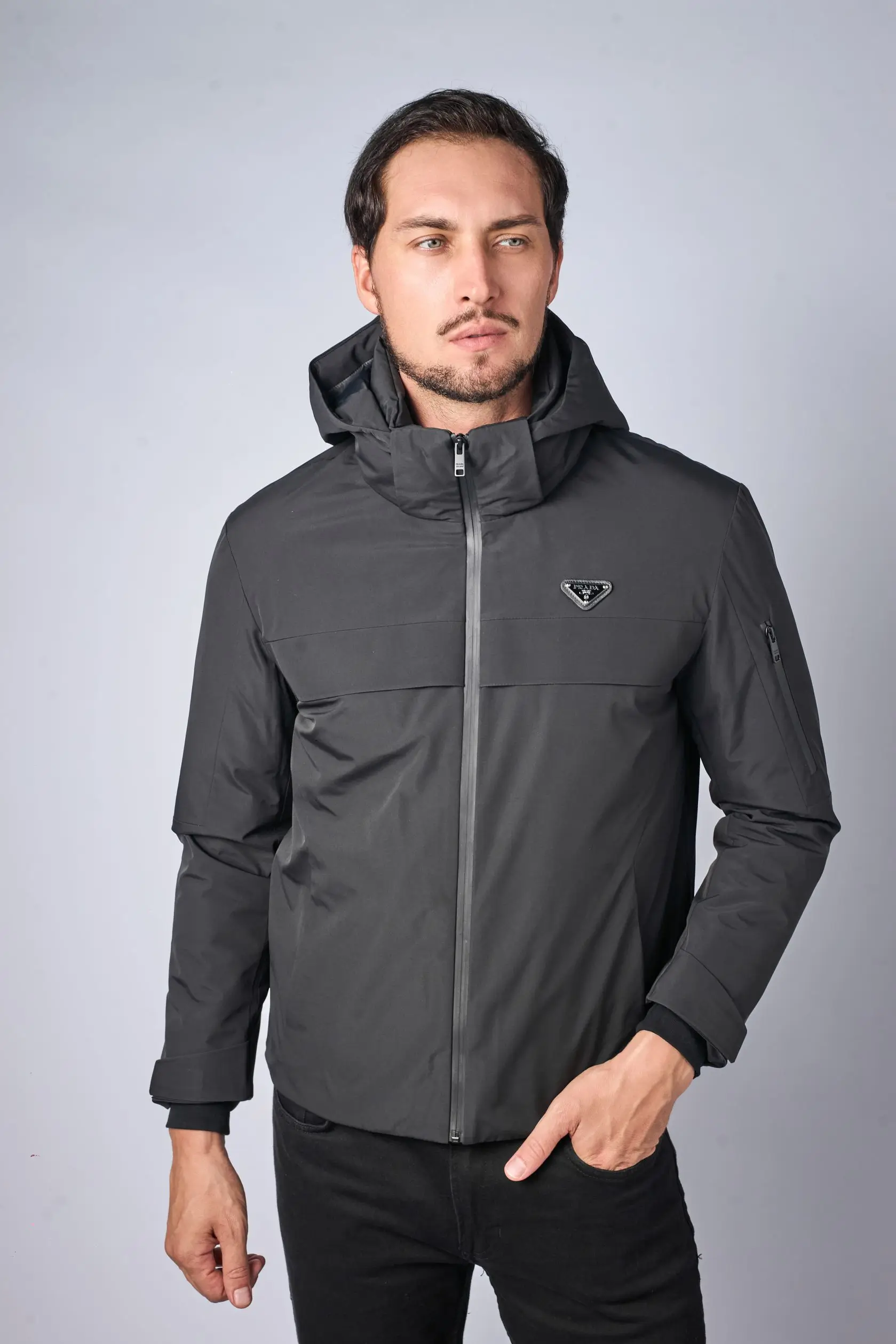 kurtki4639 Prada Winter Donsjas — 100% Ganzendons - Afbeelding 1