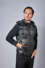 C.P. Company Merino Wool Padded Hybrid Hood Jas — 100% Ganzendons - Afbeelding 5