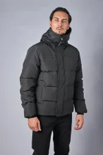 Canada Goose MacMillan Parka Zwart/Rood Logo — 100% Ganzendons - Afbeelding 5