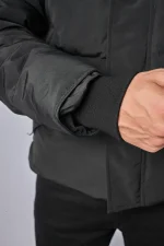 Canada Goose MacMillan Parka Zwart/Rood Logo — 100% Ganzendons - Afbeelding 11