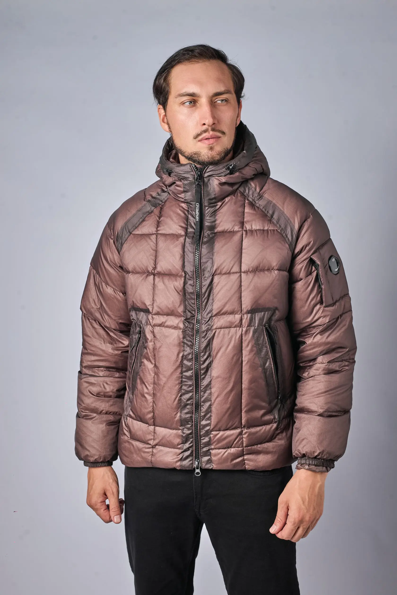 kurtki5207 C.P. Company D.D. Shell Donsjas met Capuchon — 100% Ganzendons - Afbeelding 1
