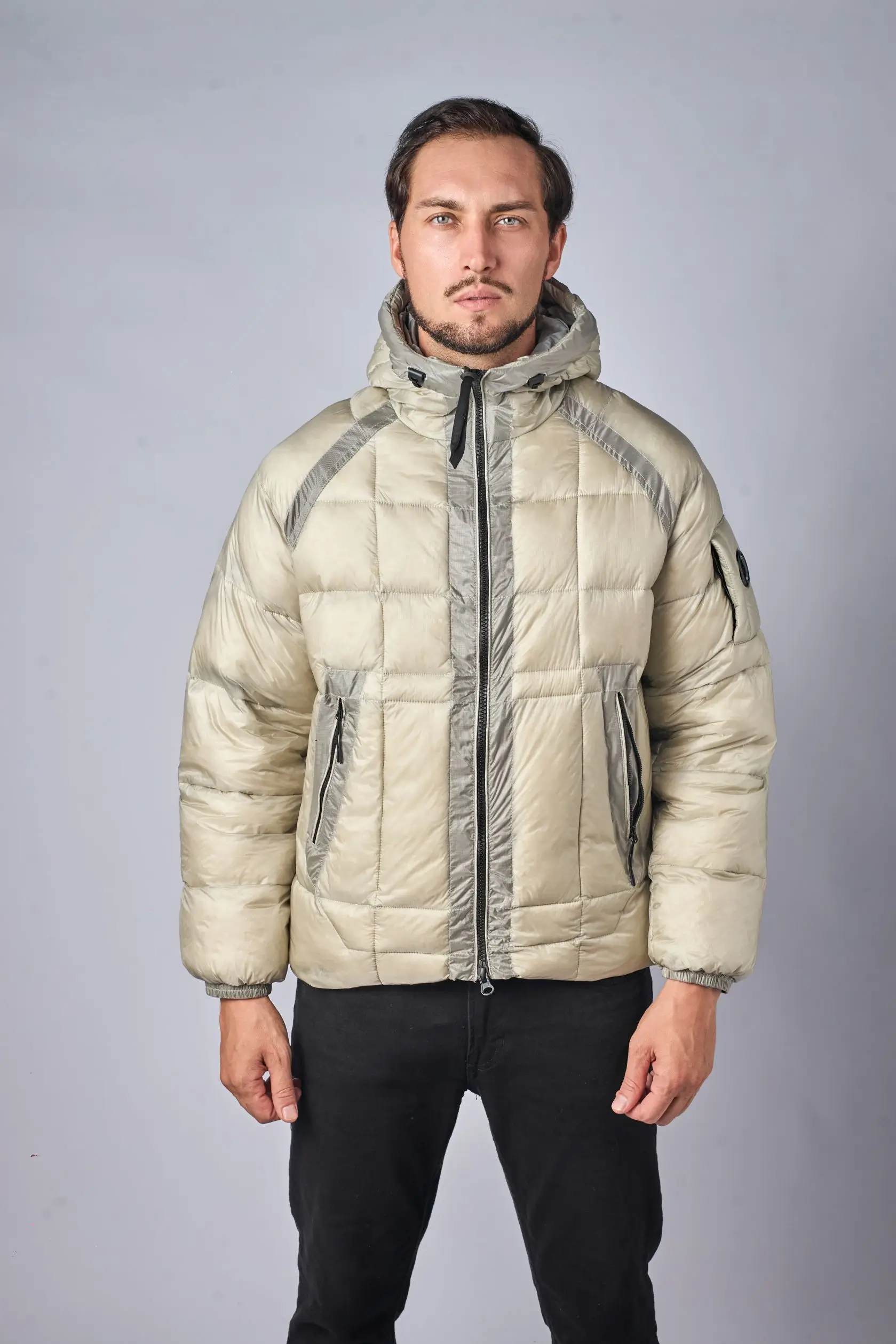kurtki5279 C.P. Company D.D. Shell Donsjas met Capuchon — 100% Ganzendons - Afbeelding 1