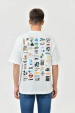 Off-White 'Logic Logo' Print T-Shirt