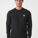 Moncler Logo Patch Crewneck Sweater