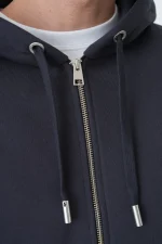 Ami Paris 'White Heart' Embroidered Zipped Hoodie - Afbeelding 5