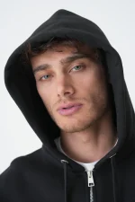 Ami Paris 'Red Heart' Embroidered Zipped Hoodie - Afbeelding 10