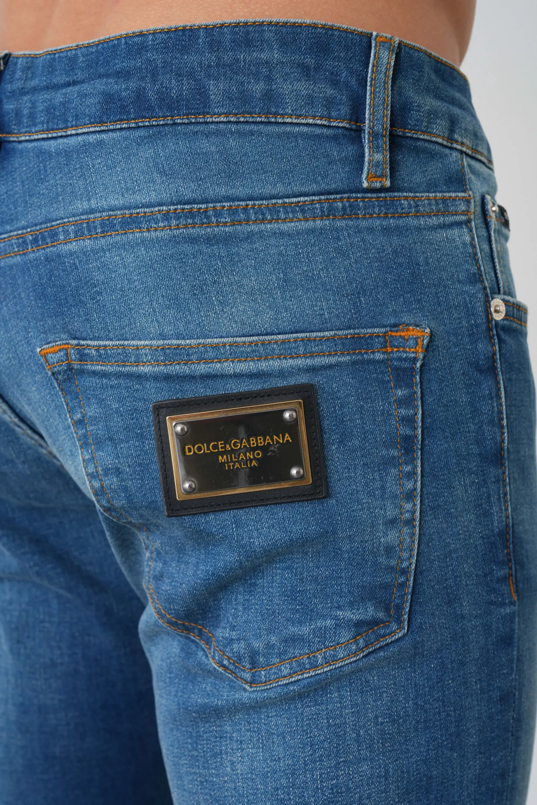studio202606-6079 Dolce & Gabbana 'Slim Fit' Jeans - Afbeelding 1