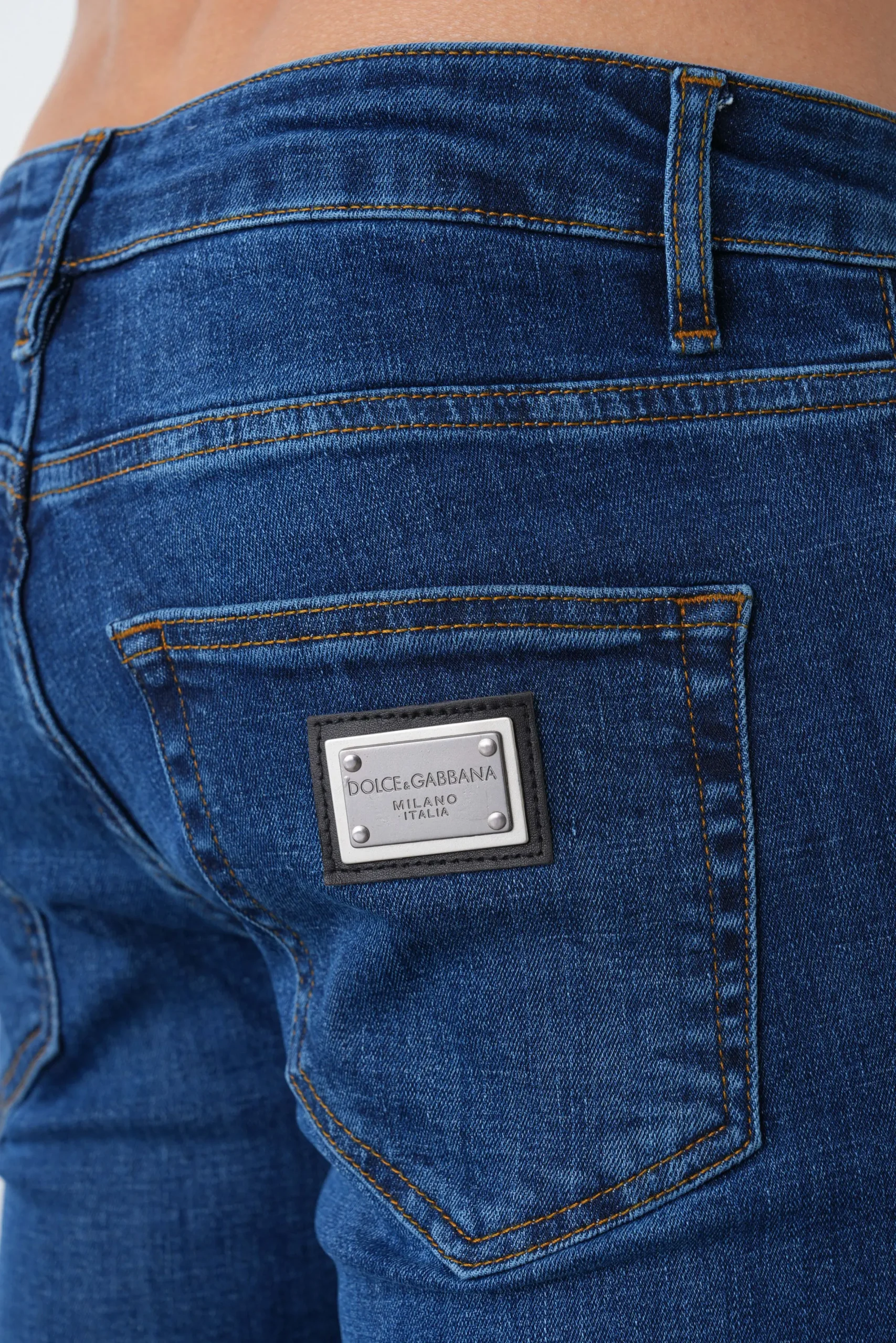 studio202606-6100 Dolce & Gabbana 'Slim Fit' Jeans - Afbeelding 1