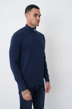 Loro Piana 'Baby Cashmere' Half-Zip Trui - Afbeelding 3