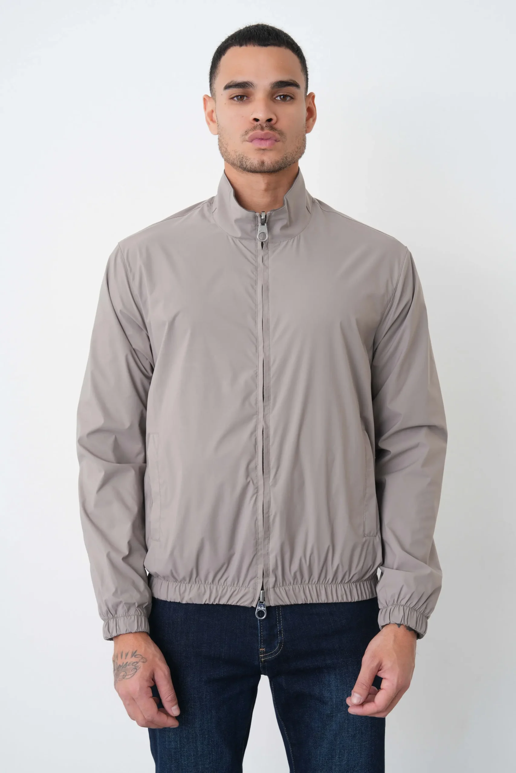 studio202606-6662 Loro Piana Reversible Windmate Storm System Shell and Cashmere bomber Jacket - Afbeelding 1