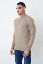 Brunello Cucinelli Cashmere Half-Zip Trui - Afbeelding 2