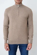 Brunello Cucinelli Cashmere Half-Zip Trui - Afbeelding 4
