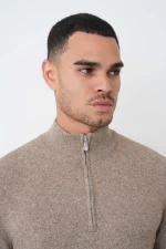 Brunello Cucinelli Cashmere Half-Zip Trui - Afbeelding 6