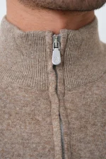 Brunello Cucinelli Cashmere Half-Zip Trui - Afbeelding 9