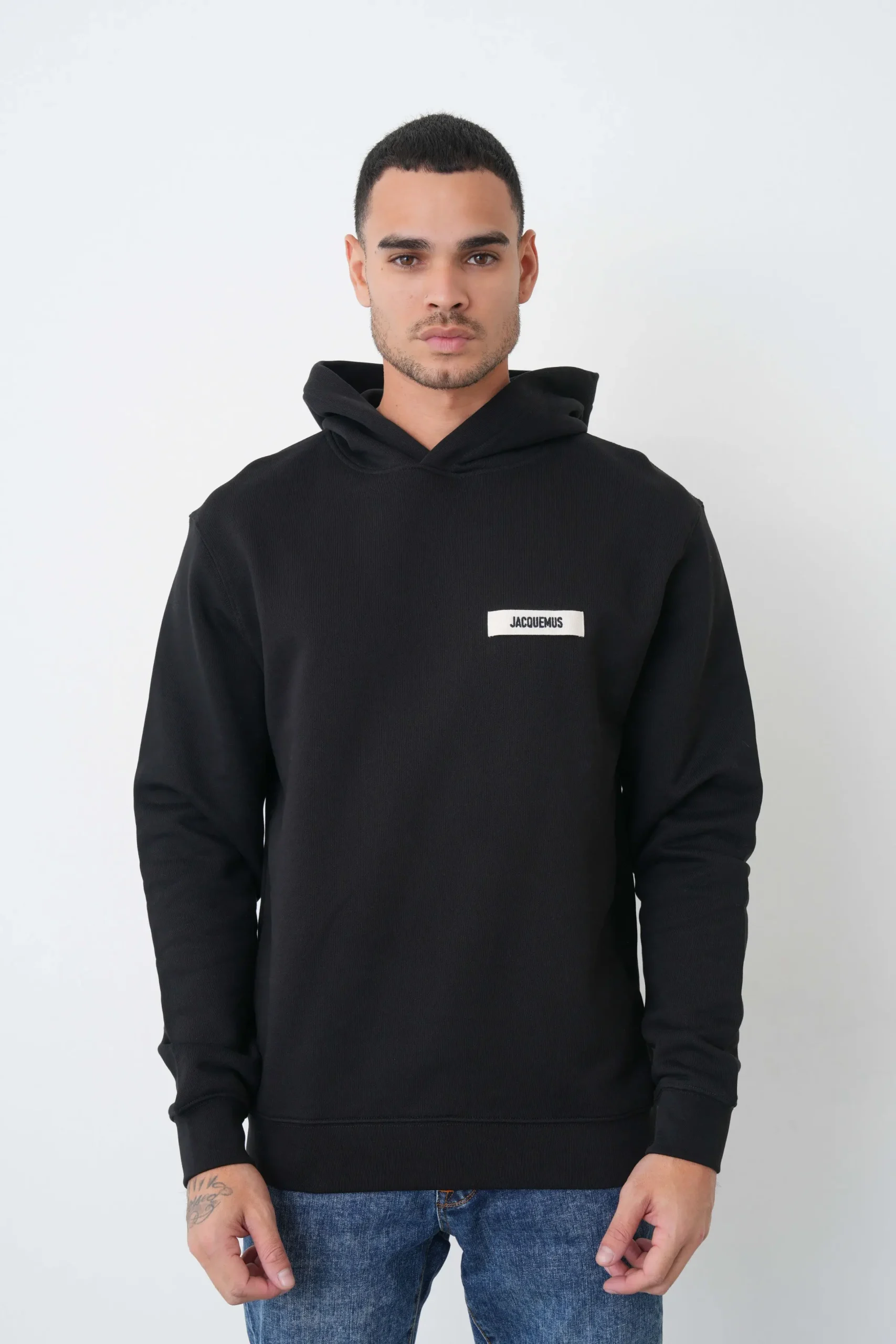 studio202606-6943 Jacquemus 'The Gros Grain' Logo Hoodie - Afbeelding 1