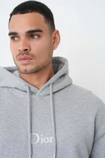 Christian Dior Logo Embroidered Hoodie - Afbeelding 6