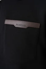 Moncler 'Leather Detail' Half-Zip Sweater - Afbeelding 10