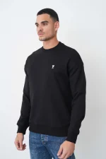 Ami Paris 'White Heart' Embroidered Sweater - Afbeelding 2