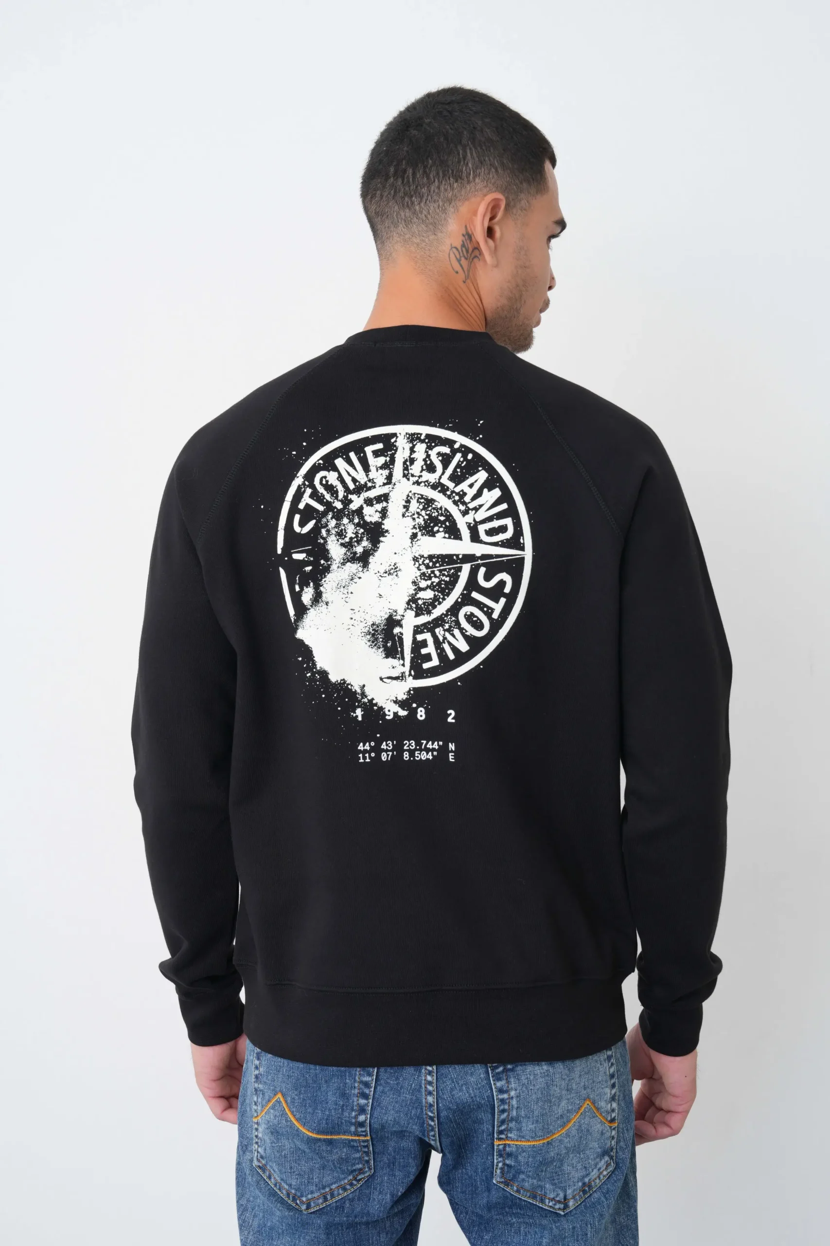 studio202606-7107 Stone Island 'Desert Compass' Print Sweater - Afbeelding 1