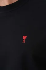 Ami Paris 'Red Heart' Embroidered Sweater - Afbeelding 6
