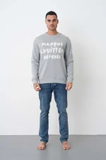 Louis Vuitton 'Emboidered Signature' Crewneck Sweater - Afbeelding 11