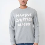 Louis Vuitton 'Emboidered Signature' Crewneck Sweater
