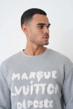 Louis Vuitton 'Emboidered Signature' Crewneck Sweater - Afbeelding 5