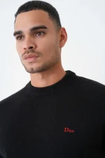 Christian Dior Logo Embroidered Crewneck Trui - Afbeelding 5
