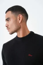 Christian Dior Logo Embroidered Crewneck Trui - Afbeelding 8