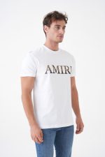 Amiri Leopard Logo Print T-Shirt - Afbeelding 2