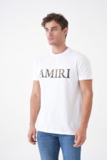 Amiri Leopard Logo Print T-Shirt - Afbeelding 3