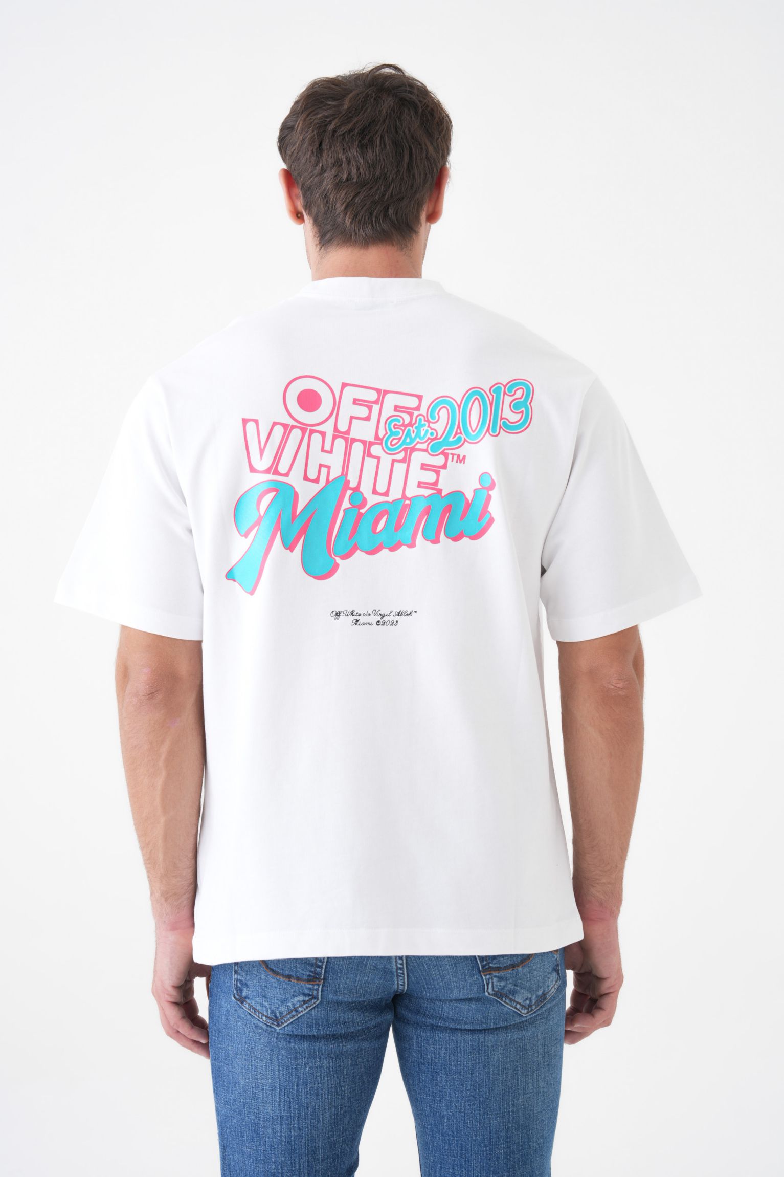 20251828 Off-White KIT Miami Print T-Shirt - Afbeelding 1