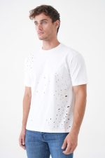 Amiri 'Shotgun Destroyed' Print T-Shirt - Afbeelding 3