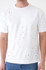 Amiri 'Shotgun Destroyed' Print T-Shirt - Afbeelding 4