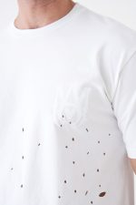 Amiri 'Shotgun Destroyed' Print T-Shirt - Afbeelding 5