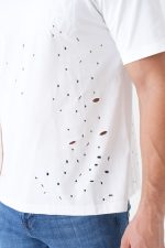 Amiri 'Shotgun Destroyed' Print T-Shirt - Afbeelding 6