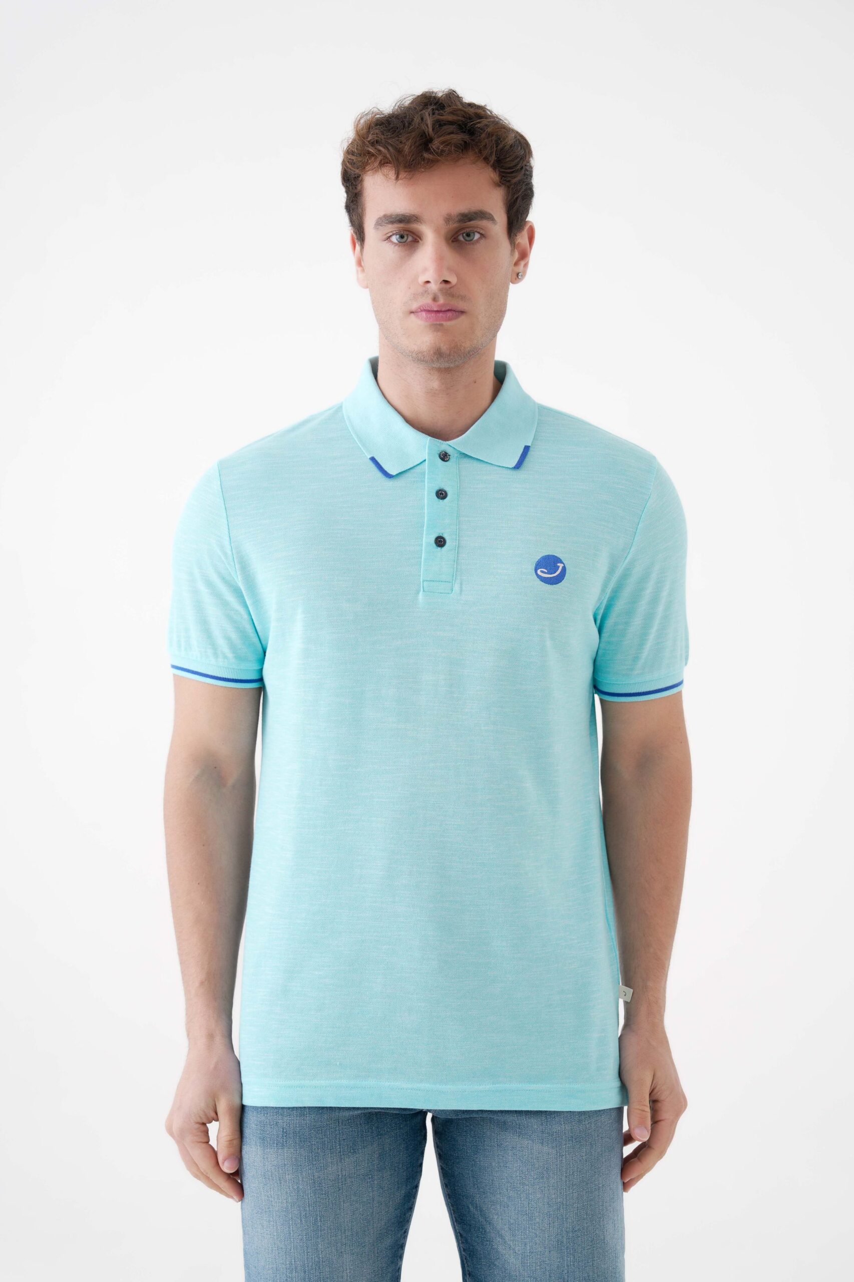 4-nisan2825-scaled Jacob Cohen Logo Embroidered Polo Shirt - Afbeelding 1
