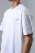 Prada Logo Embroidered T-Shirt - Afbeelding 2