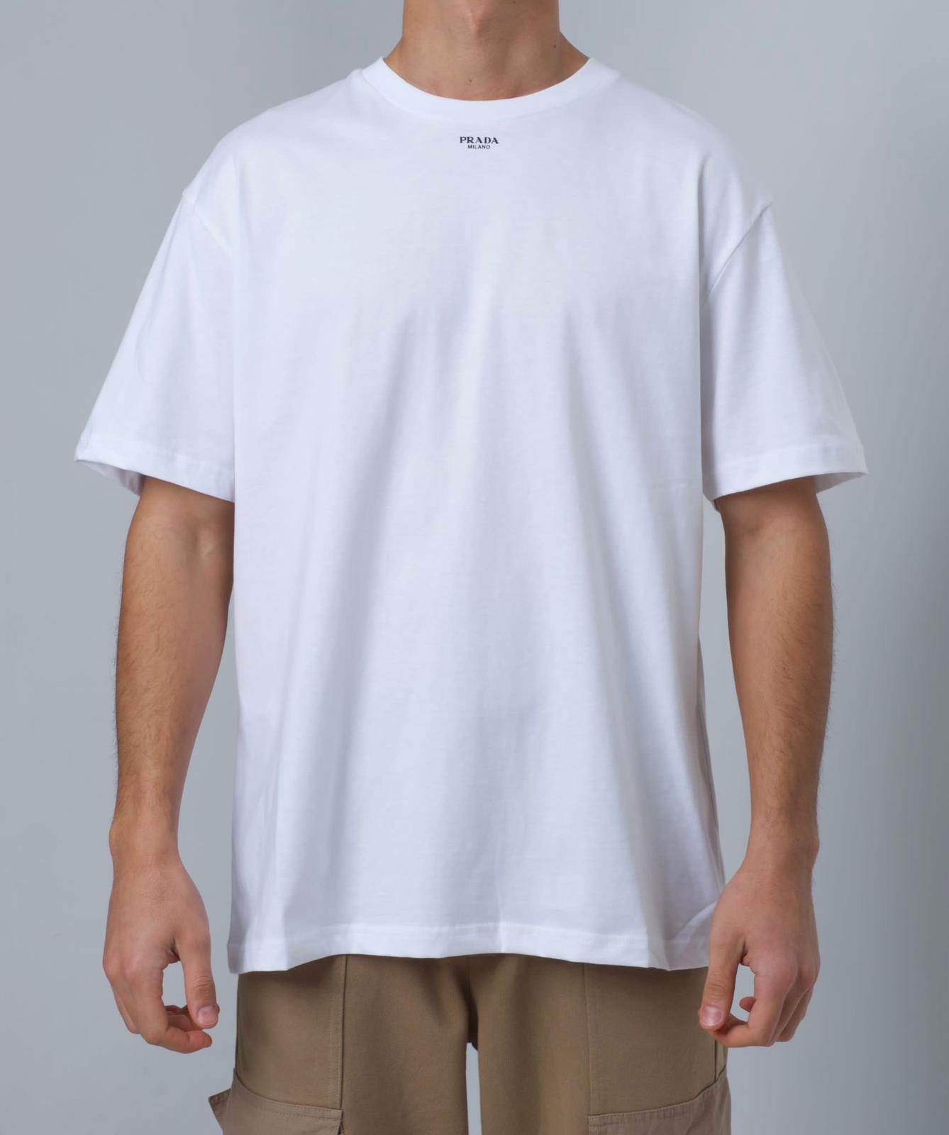 IMG-20250529-WA0027 Prada Logo Print T-Shirt - Afbeelding 1