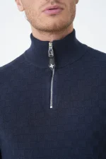 Louis Vuitton 'Damier Check' Half-Zip Trui - Afbeelding 5