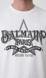 Balmain 'Star' Logo Print T-shirt - Afbeelding 2