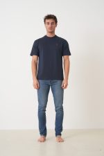 Ami Paris Red Heart Embroidered T-Shirt - Afbeelding 8
