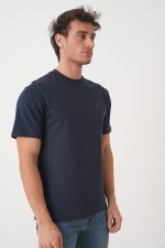 Ami Paris Red Heart Embroidered T-Shirt - Afbeelding 3