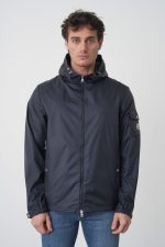 Moncler 'Etiache' Hooded Windbreaker Zwart - Afbeelding 2